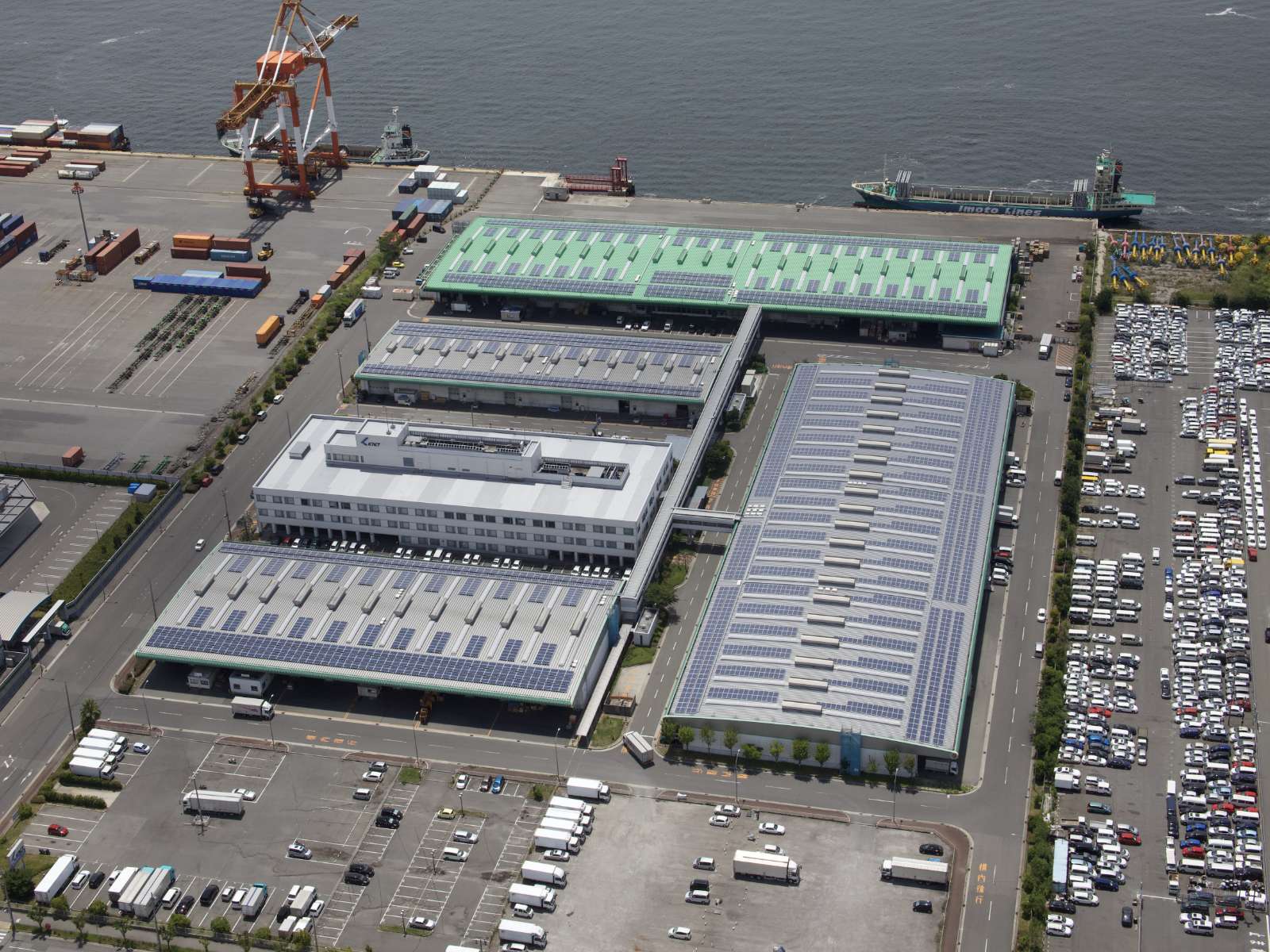 ノーリツ六甲アイランド太陽光発電所新設工事